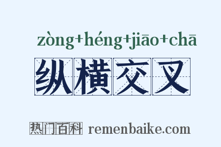 纵横交叉是什么意思的图片